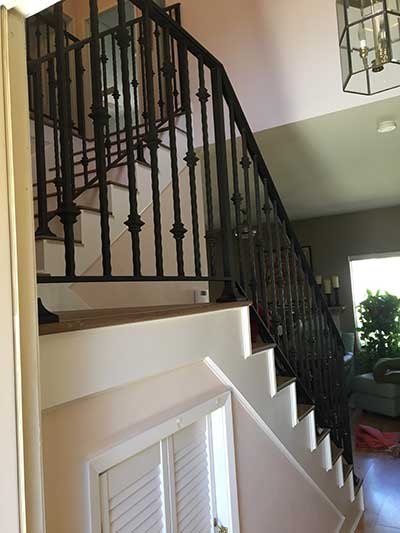 Wrought Iron Interior Stair Railings